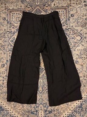 COS Black Wide-Leg Trousers